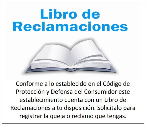 libro de reclamaciones